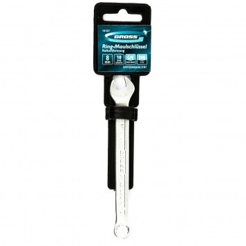 15127 | Ключ комбинированный 8 мм, CrV, холодный штамп, GROSS-1