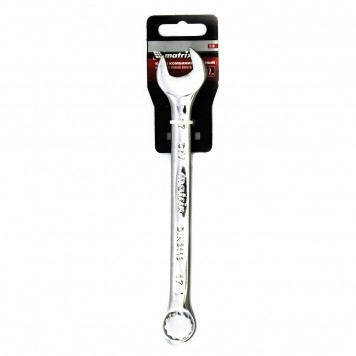 15161 | Ключ комбинированный, 17 мм, CrV, полированный хром, MATRIX-3