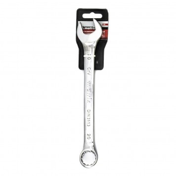 15164 | Ключ комбинированный, 20 мм, CrV, полированный хром, MATRIX-3