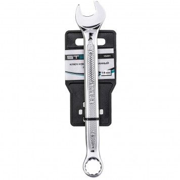 15251 | Ключ комбинированный, 14 мм, CrV, антислип, STELS-3