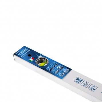 33671 | Уровень алюминиевый, 600 мм, фрезерованный, 3 глазка, магнитный, GROSS-1