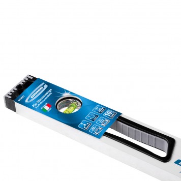 34370 | Уровень алюминиевый, 600 мм, усиленный, рукоятки, фрезерованный, 3 глазка, магнитный, GROSS-1