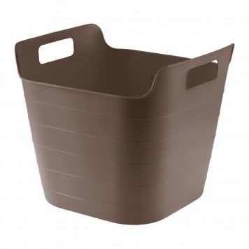 67509 | Ведро гибкое сверхпрочное 26 л, коричневое, СИБРТЕХ-0