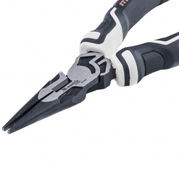 17197 | Длинногубцы прямые 165 мм, усиленная система, MATRIX PRO-1