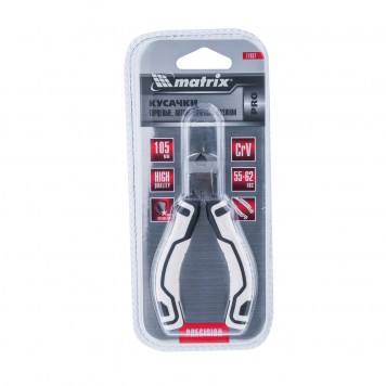 17837 | Кусачки торцевые Mini, 105 мм, авторазжим, Pro, MATRIX-6