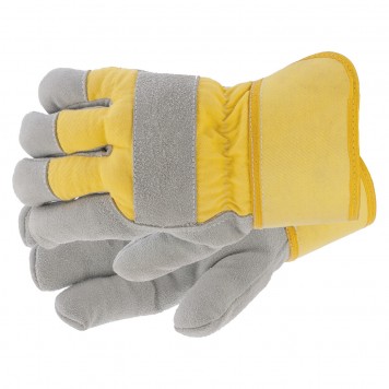 67903 | Перчатки спилковые комбинированные, усиленные, утолщенные, размер XL, СИБРТЕХ-0