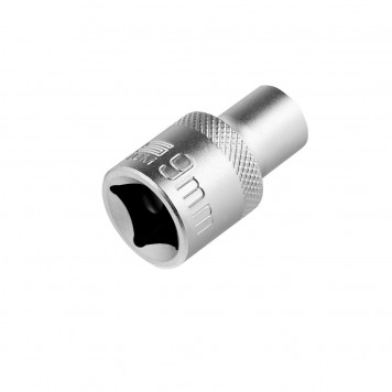 13649 | Головка торцевая, 9 мм, двенадцатигранная, CrV, под квадрат 1/2, хромированная, STELS-3