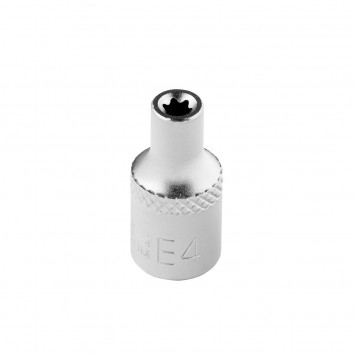 13863 | Головка торцевая 1/4, Е4, CrV, STELS-2