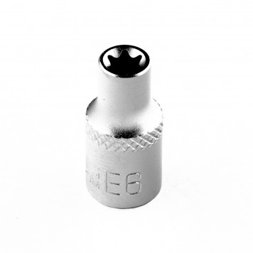 13865 | Головка торцевая 1/4, Е6, CrV, STELS-2