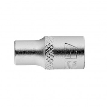 13866 | Головка торцевая 1/4, Е7, CrV, STELS-0