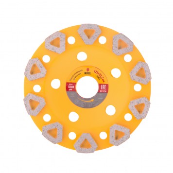 72973 | Чашка алмазная зачистная, 125 мм, Бриллиант, DENZEL-0