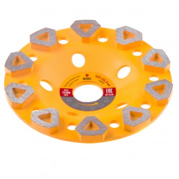 72973 | Чашка алмазная зачистная, 125 мм, Бриллиант, DENZEL-2
