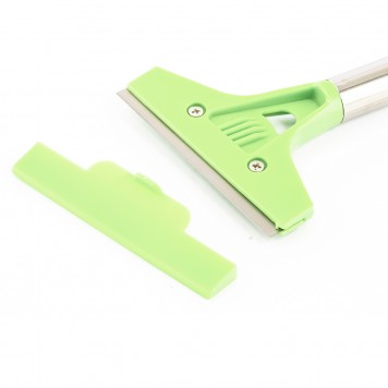 79542 | Скребок, фиксированное лезвие, 100 мм, металлическая обрезиненная ручка, 300 мм, СИБРТЕХ-3