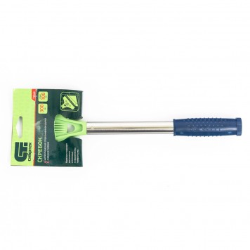 79542 | Скребок, фиксированное лезвие, 100 мм, металлическая обрезиненная ручка, 300 мм, СИБРТЕХ-5