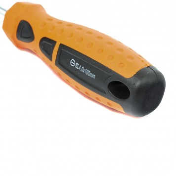 11763 | Отвертка SL4 х 100 мм, CrV, двухкомпонентная рукоятка, SPARTA POINT-2