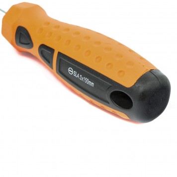 11764 | Отвертка SL4 х 150 мм, CrV, двухкомпонентная рукоятка, SPARTA POINT-2