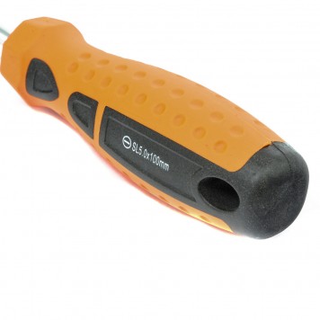 11766 | Отвертка SL5 х 100 мм, CrV, двухкомпонентная рукоятка, SPARTA POINT-2