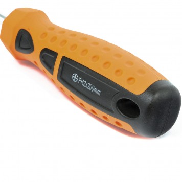 11779 | Отвертка PH2х 200 мм, CrV, двухкомпонентная рукоятка, SPARTA POINT-2