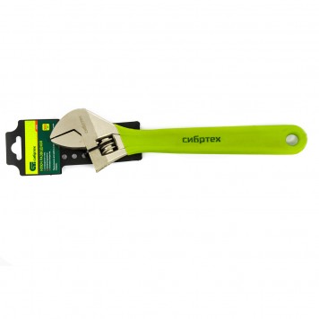 15528 | Ключ разводной, 300 мм, никелированный, СИБРТЕХ-1