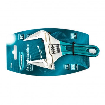 15566 | Ключ разводной, 160 мм, CrV, укороченная ручка, GROSS-1