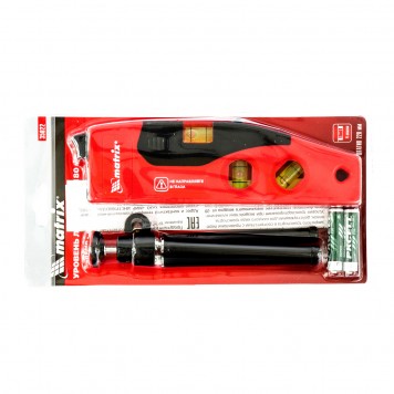 35022 | Уровень лазерный, 180 мм, 220 мм штатив, 4 глазка, MATRIX-4