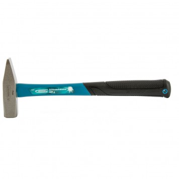 10273 | Молоток слесарный, 300 г, квадратный боек, фибергласовая обрезиненная рукоятка, GROSS-0
