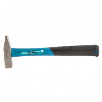 10274 | Молоток слесарный, 400 г, квадратный боек, фибергласовая обрезиненная рукоятка, GROSS-0