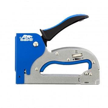 40003 | Степлер металлический, регулировка удара, двухкомпонентная рукоятка, тип скобы: 53, 4-14 мм, БАРС-0