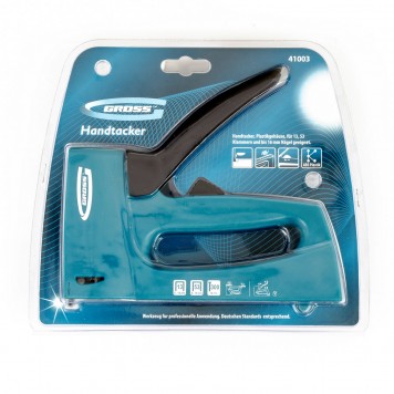 41003 | Степлер мебельный, пластиковый корпус, регулировка удара, тип скобы: 13, 53, 300, 6-16 мм, GROSS-4