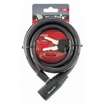 91836 | Замок тросовый универсальный, 12 х 1200 мм, MATRIX-0