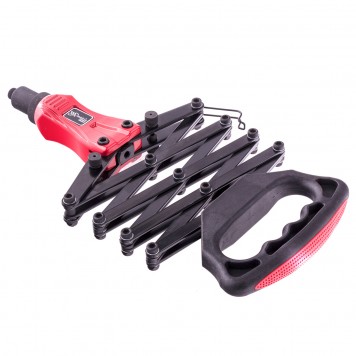 40548 | Заклепочник, "Гармошка", усиленный, заклепки 2,4-3,2-4,0-4,8-6,4 мм, Pro, MATRIX-3