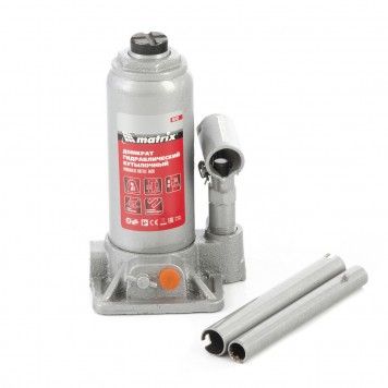 50762 | Домкрат гидравлический бутылочный, 3 т, h подъема 178-343 мм, MATRIX-0