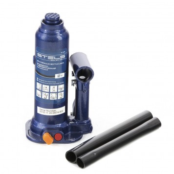 51160 | Домкрат гидравлический бутылочный, 2 т, h подъема 178-338 мм, STELS-0