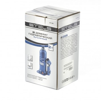 51160 | Домкрат гидравлический бутылочный, 2 т, h подъема 178-338 мм, STELS-2