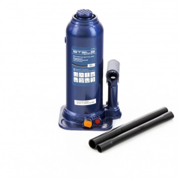 51165 | Домкрат гидравлический бутылочный, 8 т, h подъема 222-447 мм, STELS-0
