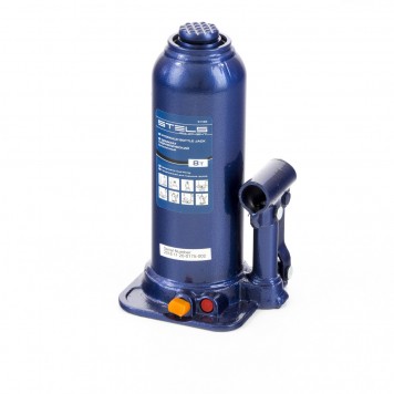 51165 | Домкрат гидравлический бутылочный, 8 т, h подъема 222-447 мм, STELS-1