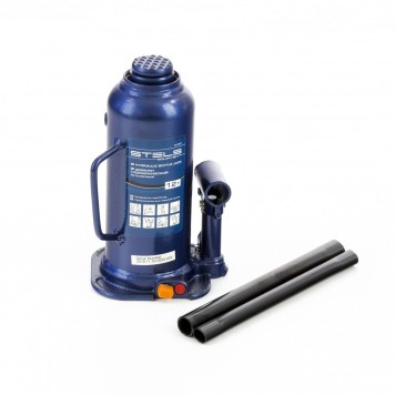 51167 | Домкрат гидравлический бутылочный, 12 т, h подъема 227-457 мм, STELS-0