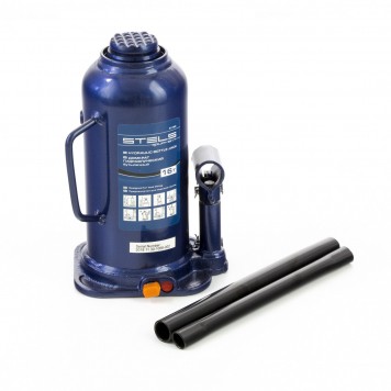 51168 | Домкрат гидравлический бутылочный, 16 т, h подъема 227-457 мм, STELS-0