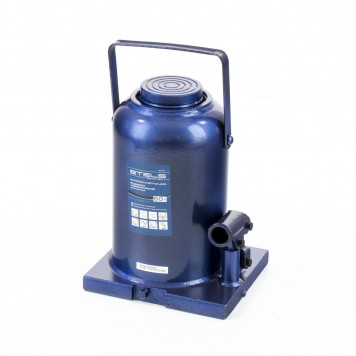 51171 | Домкрат гидравлический бутылочный, 50 т, h подъема 280-450 мм, STELS-1