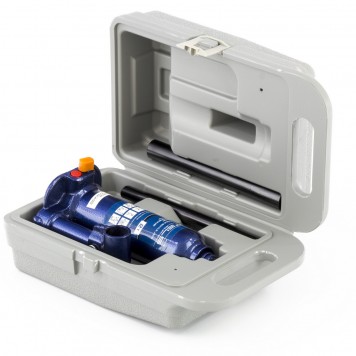 51172 | Домкрат гидравлический бутылочный, 2 т, h подъема 178-338 мм, в пластиковом кейсе, STELS-2