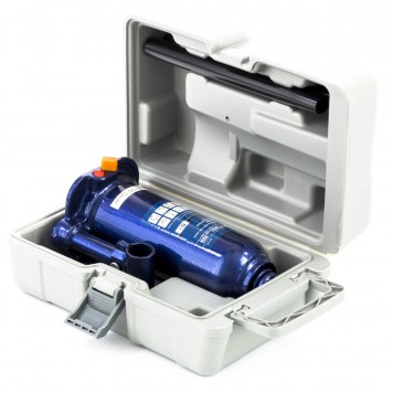 51175 | Домкрат гидравлический бутылочный, 5 т, h подъема 207-404 мм, в пластиковом кейсе, STELS-2