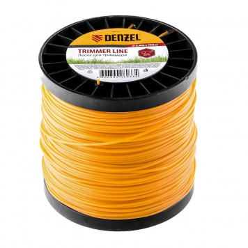 96133 | Леска для триммера круглая 2,0 мм, 190 м, на Din катушке, DENZEL-0