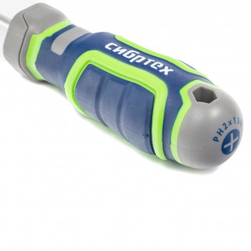 12277 | Отвертка PH2 х 150 мм, CrV, четырехкомпонентная рукоятка, СИБРТЕХ-2