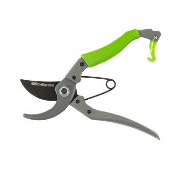 60495 | Секатор прямого реза, металлические рукоятки, СИБРТЕХ-1