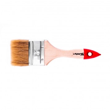 82535 | Кисть плоская "Стандарт" 2,5" (63 мм), натуральная щетина, деревянная ручка, MTX-0
