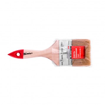 82540 | Кисть плоская "Стандарт" 3" (75 мм), натуральная щетина, деревянная ручка, MTX-3