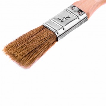 83050 | Кисть плоская "Евро" 3/4", натуральная щетина, деревянная ручка, MTX-1