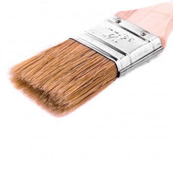 83052 | Кисть плоская "Евро" 1,5", натуральная щетина, деревянная ручка, MTX-1