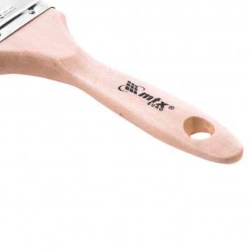 83052 | Кисть плоская "Евро" 1,5", натуральная щетина, деревянная ручка, MTX-2