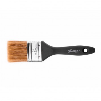 83063 | Кисть плоская "Евро" 2", натуральная щетина, пластмассовая ручка, MTX-0